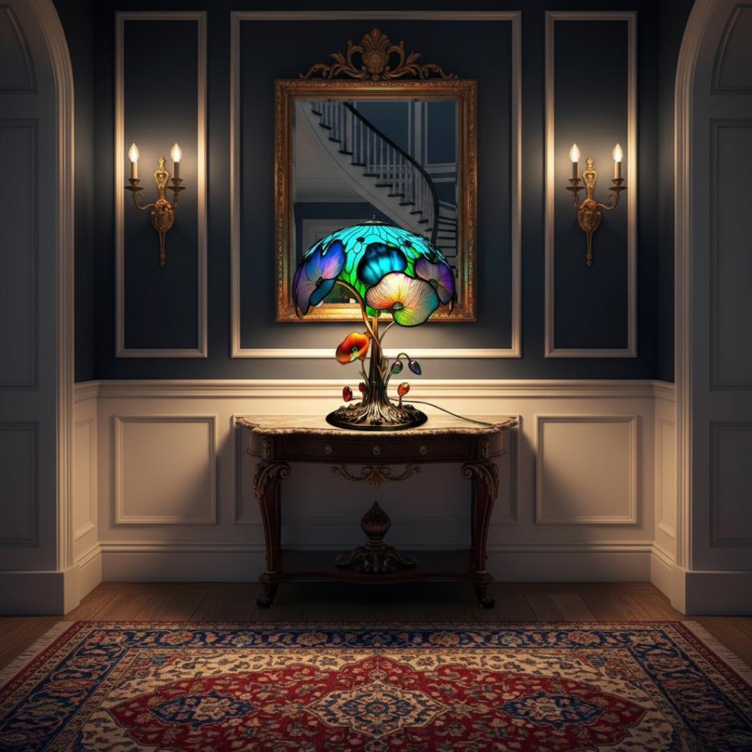 Lampe Florale Champignon Boho Chic