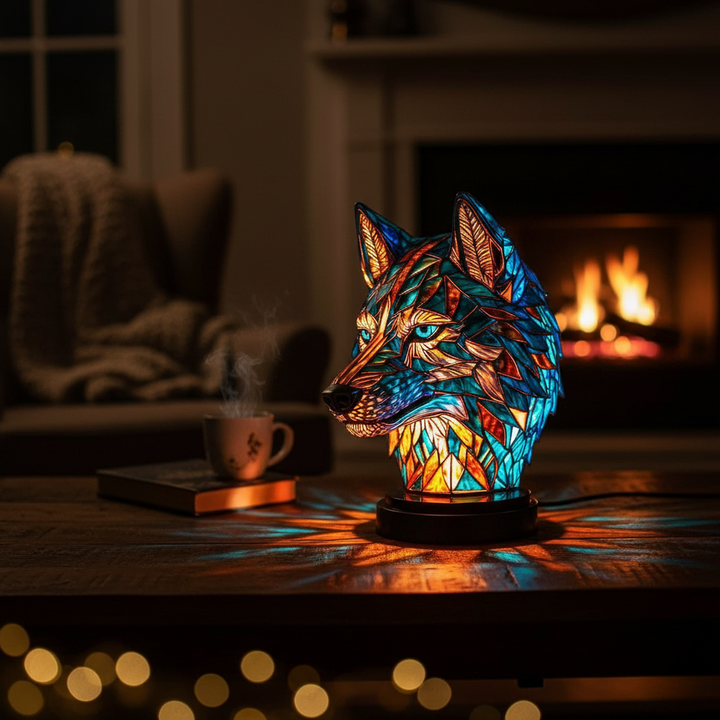 Lampe Bo Enchantante en Forme de Loup