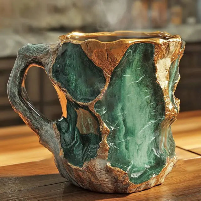 Tasses à Café en Minéral Infusé de Cristal